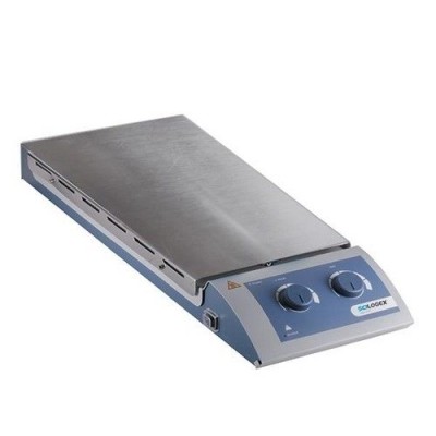 SCILOGEX MS-H-S10 Analog Magnetic Hotplate Stirrer 10-Channel, S/Steel Plate, 110V, 50/60Hz